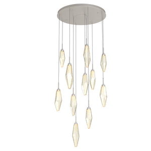 Hammerton Studio - CHB0050-11-BS-CA-C01-L1 - LED Pendant - Rock Crystal - Beige Silver