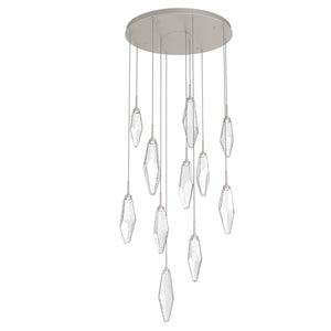 Hammerton Studio - CHB0050-11-BS-CC-C01-L1 - LED Pendant - Rock Crystal - Beige Silver