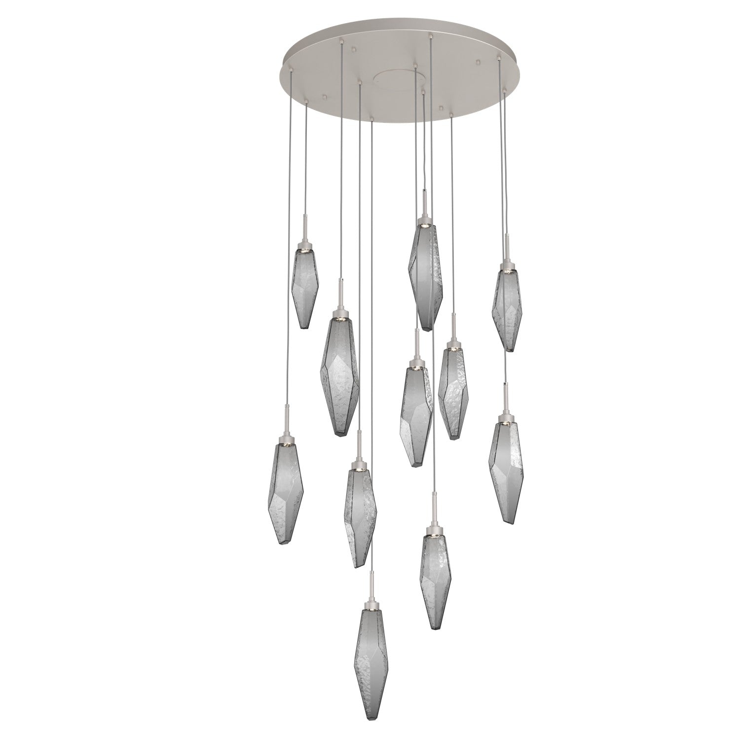 Hammerton Studio - CHB0050-11-BS-CS-C01-L1 - LED Pendant - Rock Crystal - Beige Silver