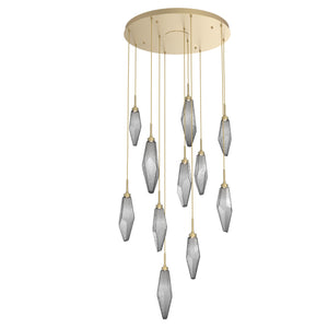 Hammerton Studio - CHB0050-11-GB-CS-C01-L1 - LED Pendant - Rock Crystal - Gilded Brass