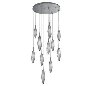 Hammerton Studio - CHB0050-11-GM-CS-C01-L1 - LED Pendant - Rock Crystal - Gunmetal