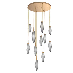 Hammerton Studio - CHB0050-11-NB-CS-C01-L1 - LED Pendant - Rock Crystal - Novel Brass