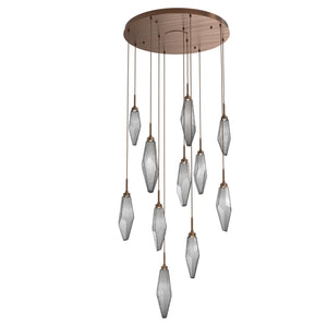 Hammerton Studio - CHB0050-11-RB-CS-C01-L1 - LED Pendant - Rock Crystal - Oil Rubbed Bronze