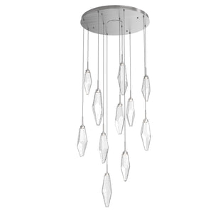 Hammerton Studio - CHB0050-11-SN-CC-C01-L1 - LED Pendant - Rock Crystal - Satin Nickel