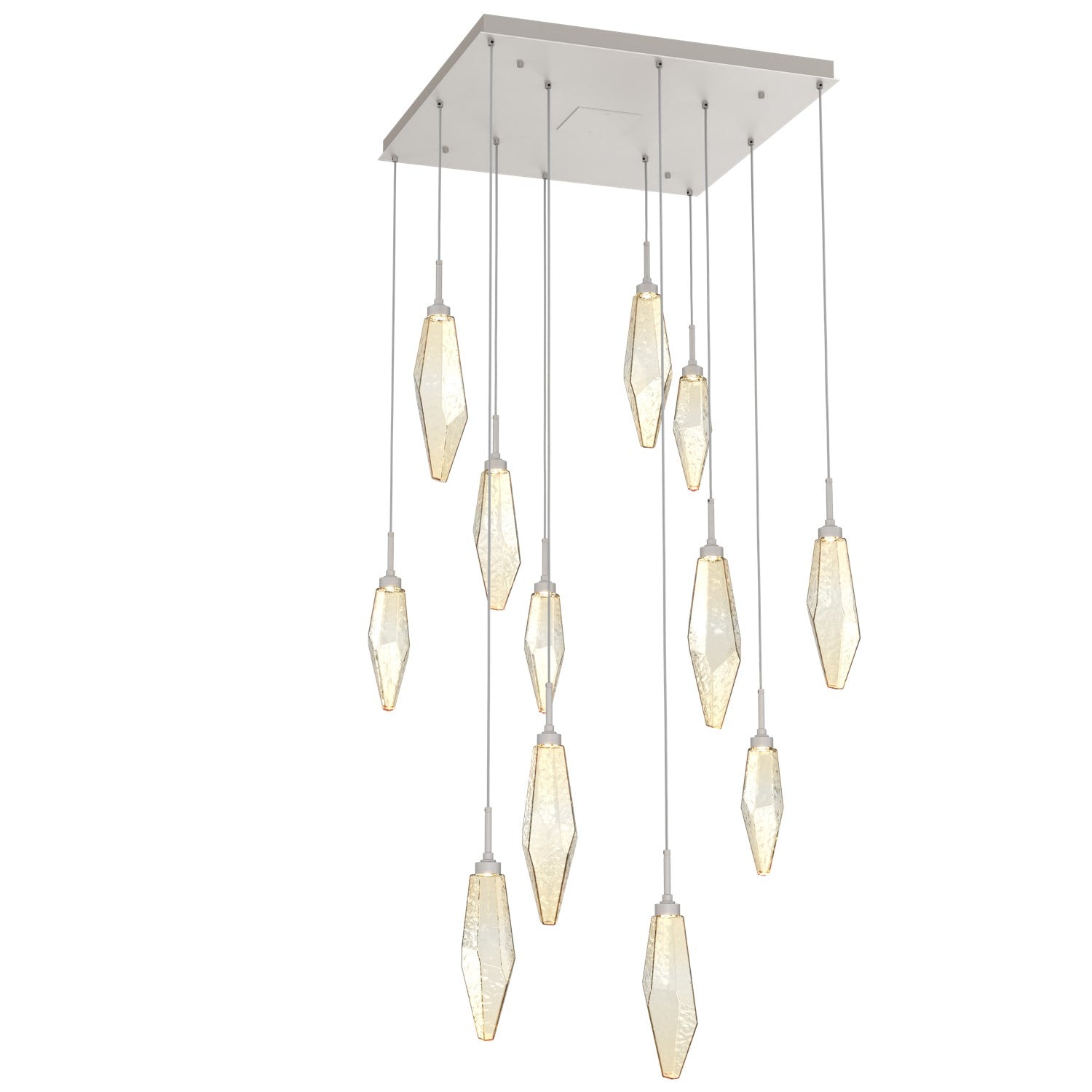 Hammerton Studio - CHB0050-12-BS-CA-C01-L1 - LED Pendant - Rock Crystal - Beige Silver