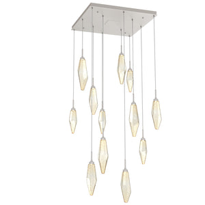 Hammerton Studio - CHB0050-12-BS-CA-C01-L3 - LED Pendant - Rock Crystal - Beige Silver