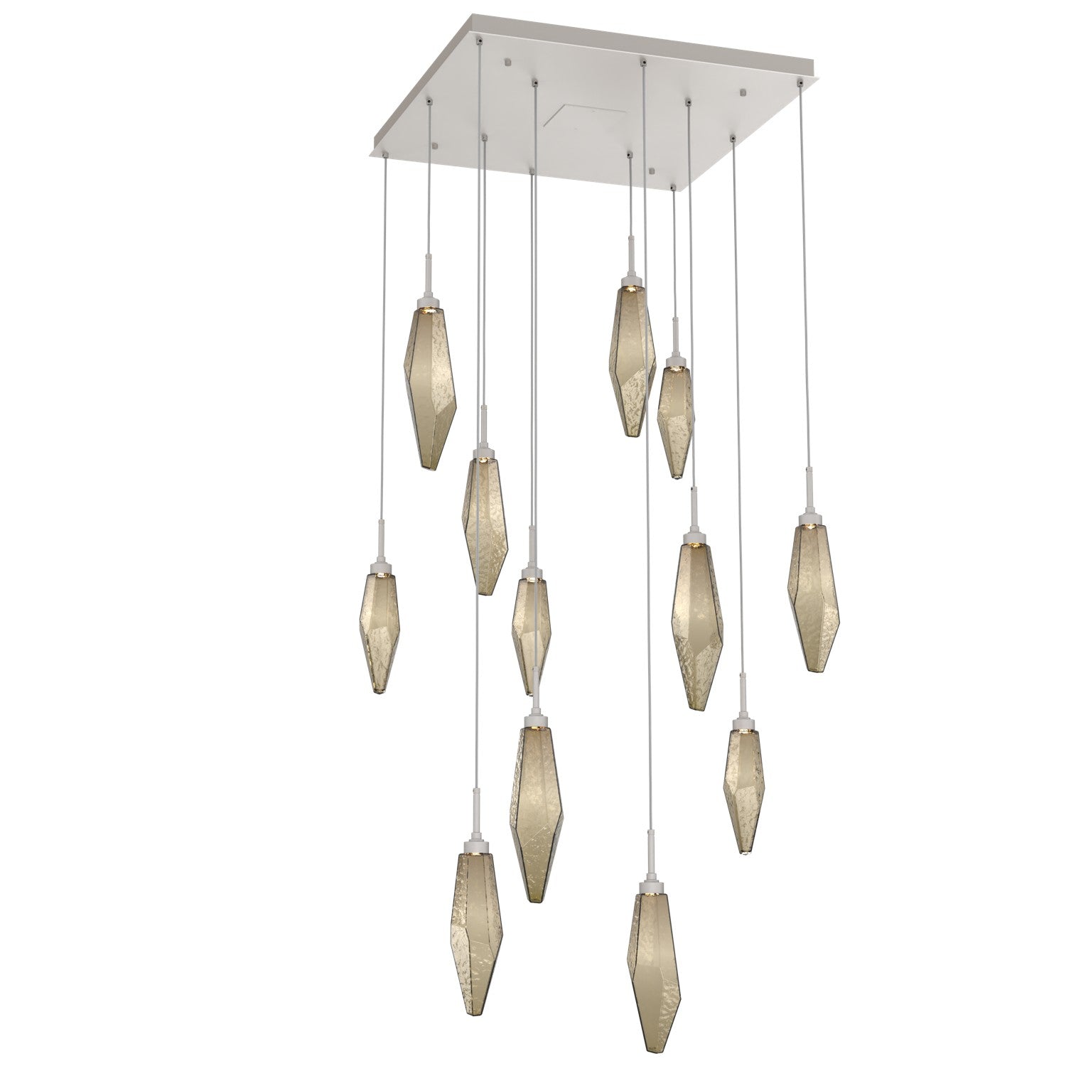 Hammerton Studio - CHB0050-12-BS-CB-C01-L1 - LED Pendant - Rock Crystal - Beige Silver