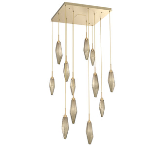 Hammerton Studio - CHB0050-12-GB-CB-C01-L1 - LED Pendant - Rock Crystal - Gilded Brass