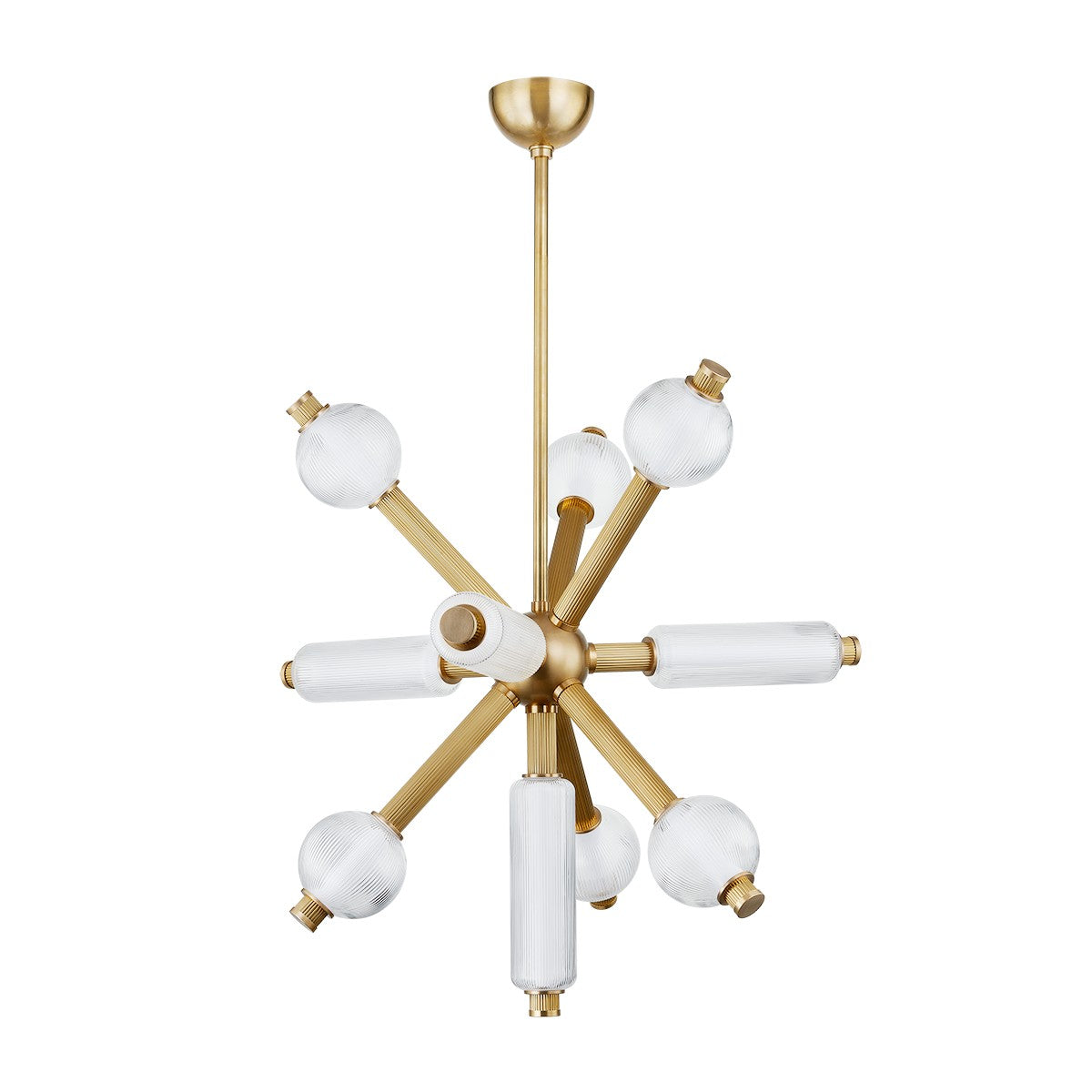 Corbett Lighting - 452-36-VB - LED Chandelier - Atom - Vintage Brass