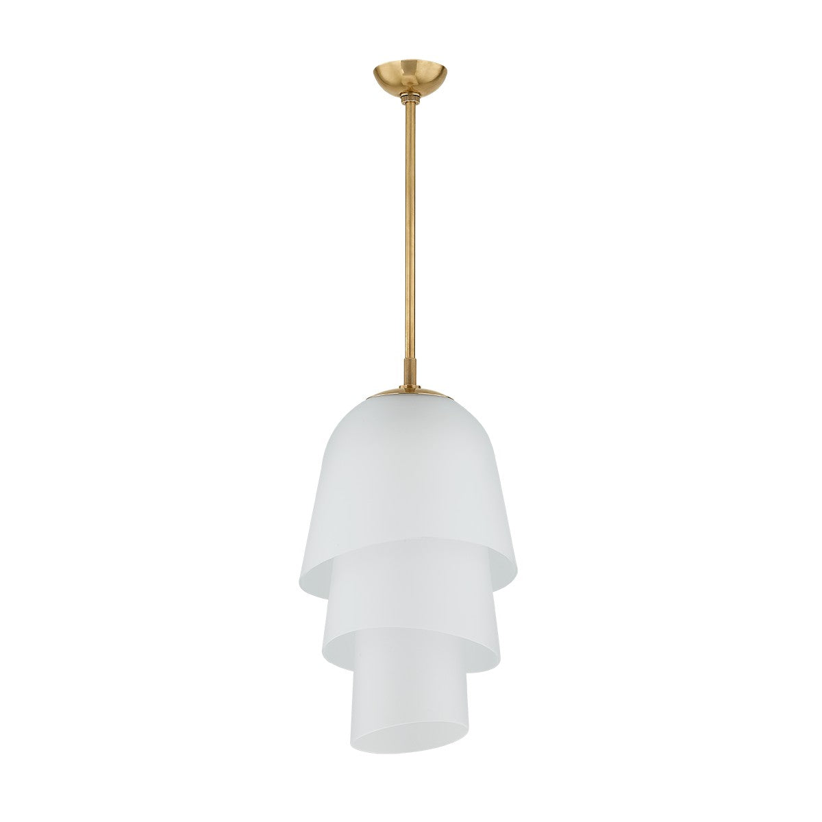 Corbett Lighting - 470-13-VB - One Light Pendant - Hela - Vintage Brass