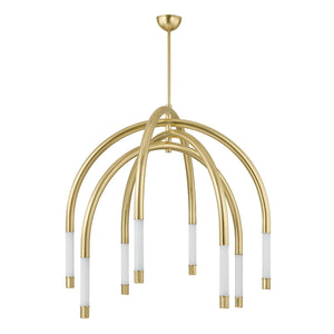 Corbett Lighting - 471-48-VPB - LED Chandelier - Zeme - Vintage Polished Brass