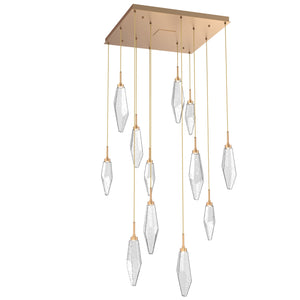 Hammerton Studio - CHB0050-12-NB-CC-C01-L1 - LED Pendant - Rock Crystal - Novel Brass