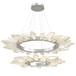 Hammerton Studio - CHB0050-2T-BS-CA-CA1-L3 - LED Lantern - Rock Crystal - Beige Silver