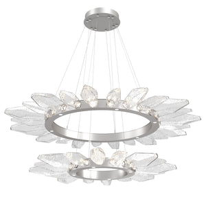 Hammerton Studio - CHB0050-2T-BS-CC-CA1-L1 - LED Chandelier - Rock Crystal - Beige Silver