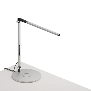 Koncept - AR1100-WD-SIL-QCB - LED Desk Lamp - Z-Bar - Silver