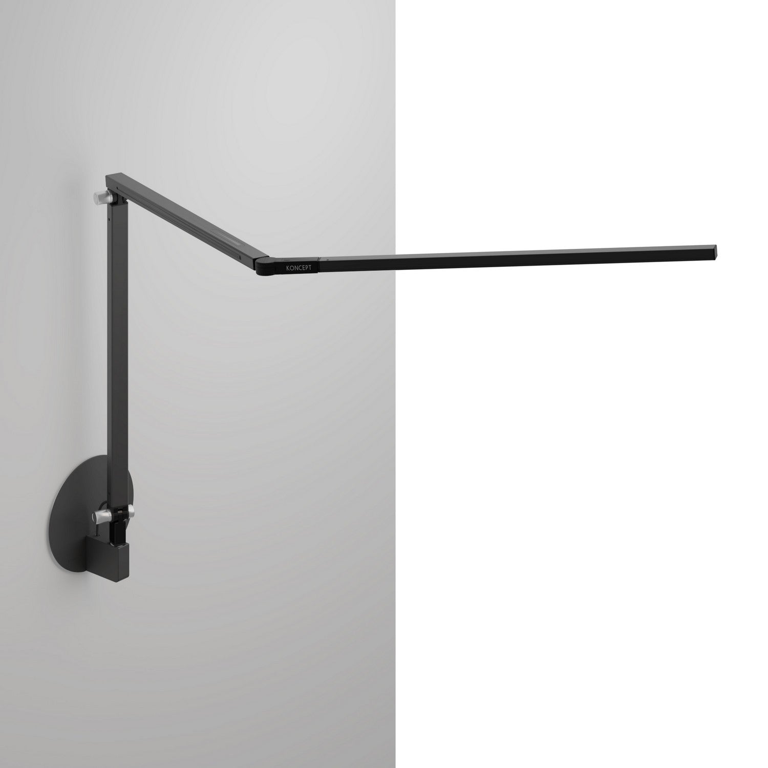 Koncept - AR3000-WD-MBK-HWS - LED Desk Lamp - Z-Bar - Metallic black