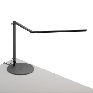 Koncept - AR3000-WD-MBK-QCB - LED Desk Lamp - Z-Bar - Metallic black