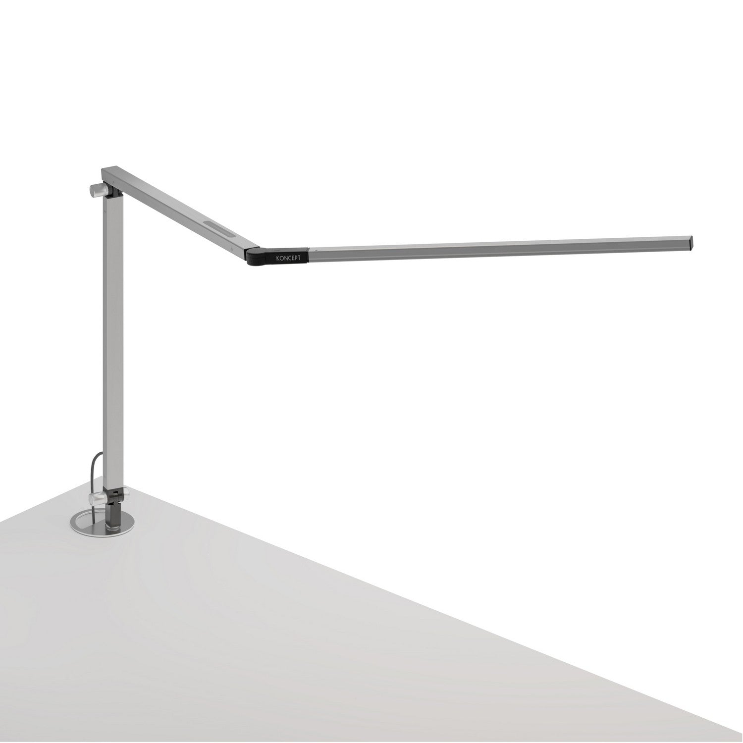 Koncept - AR3000-WD-SIL-GRM - LED Desk Lamp - Z-Bar - Silver