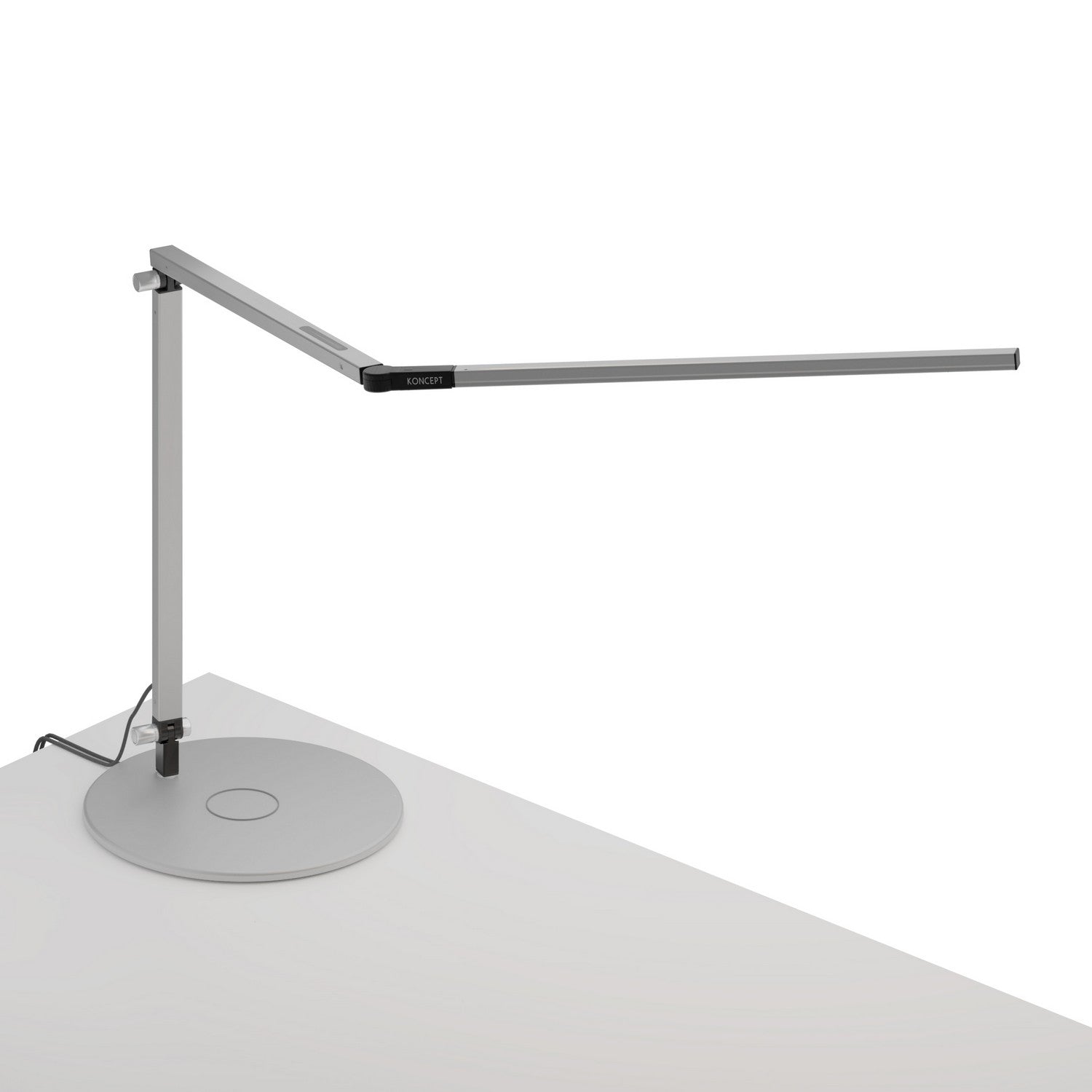 Koncept - AR3000-WD-SIL-QCB - LED Desk Lamp - Z-Bar - Silver