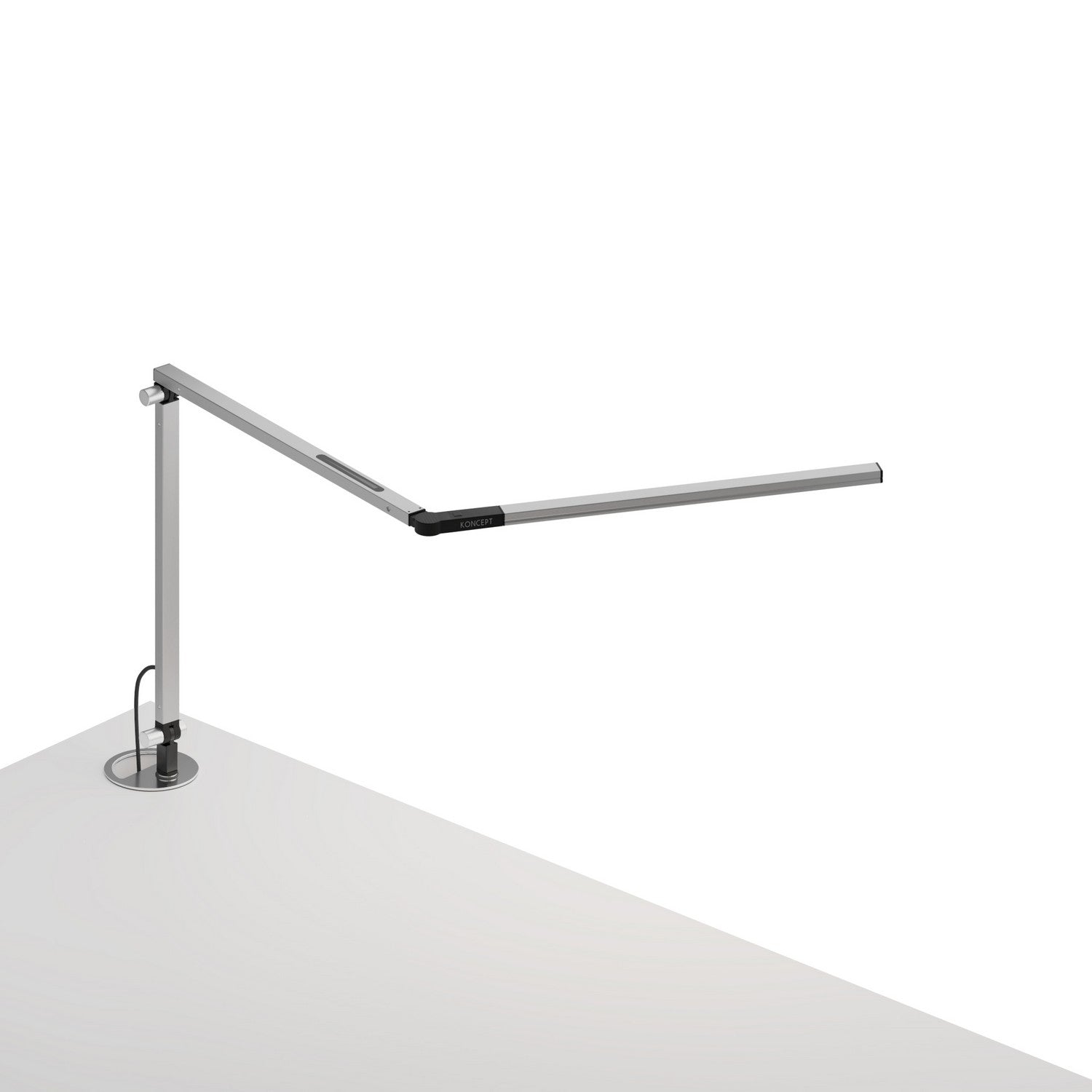 Koncept - AR3100-CD-SIL-GRM - LED Desk Lamp - Z-Bar - Silver