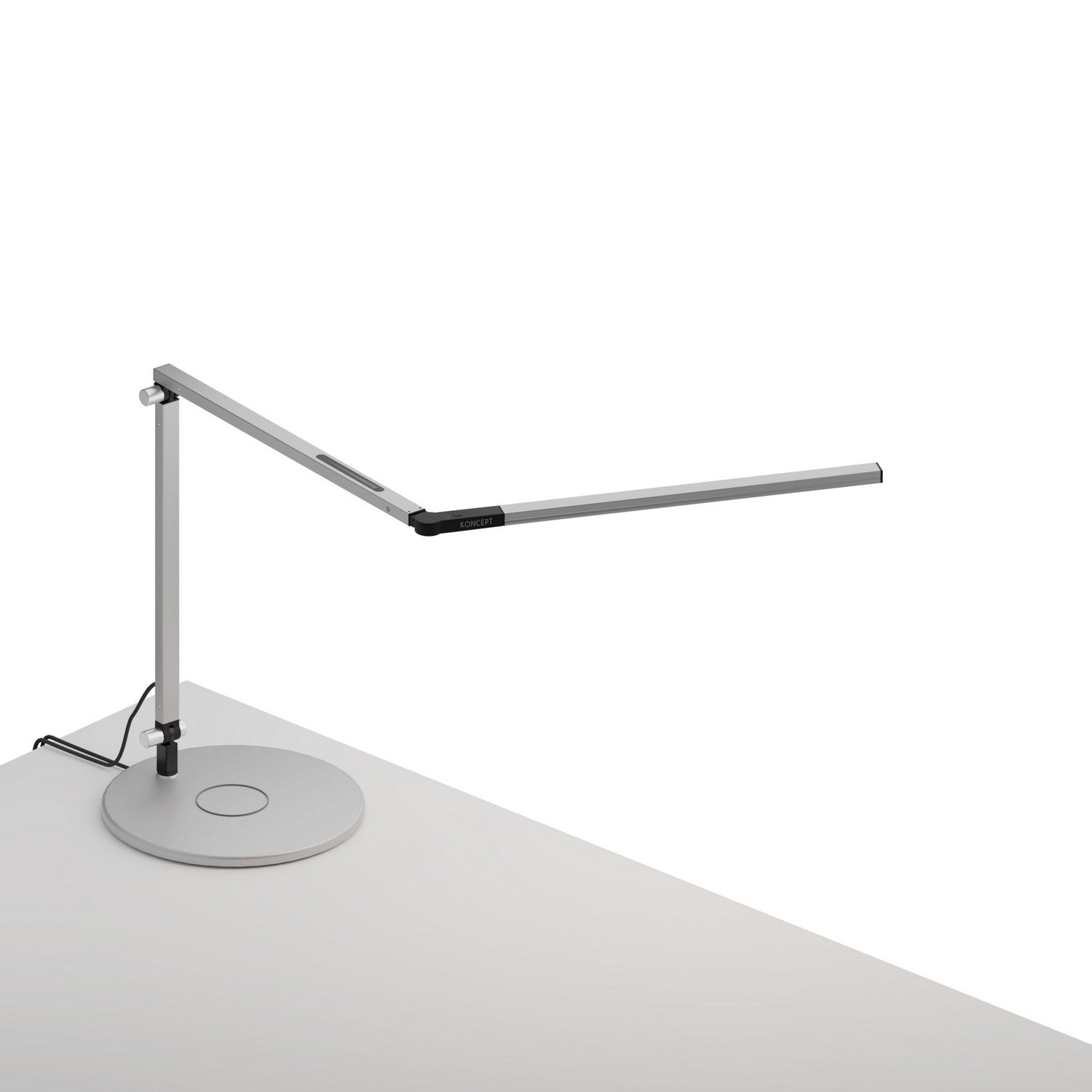 Koncept - AR3100-CD-SIL-QCB - LED Desk Lamp - Z-Bar - Silver