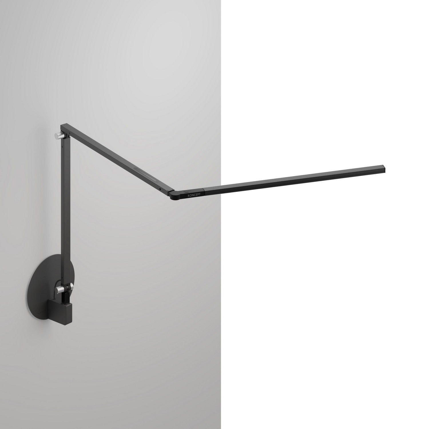 Koncept - AR3200-WD-MBK-HWS - LED Desk Lamp - Z-Bar - Metallic black