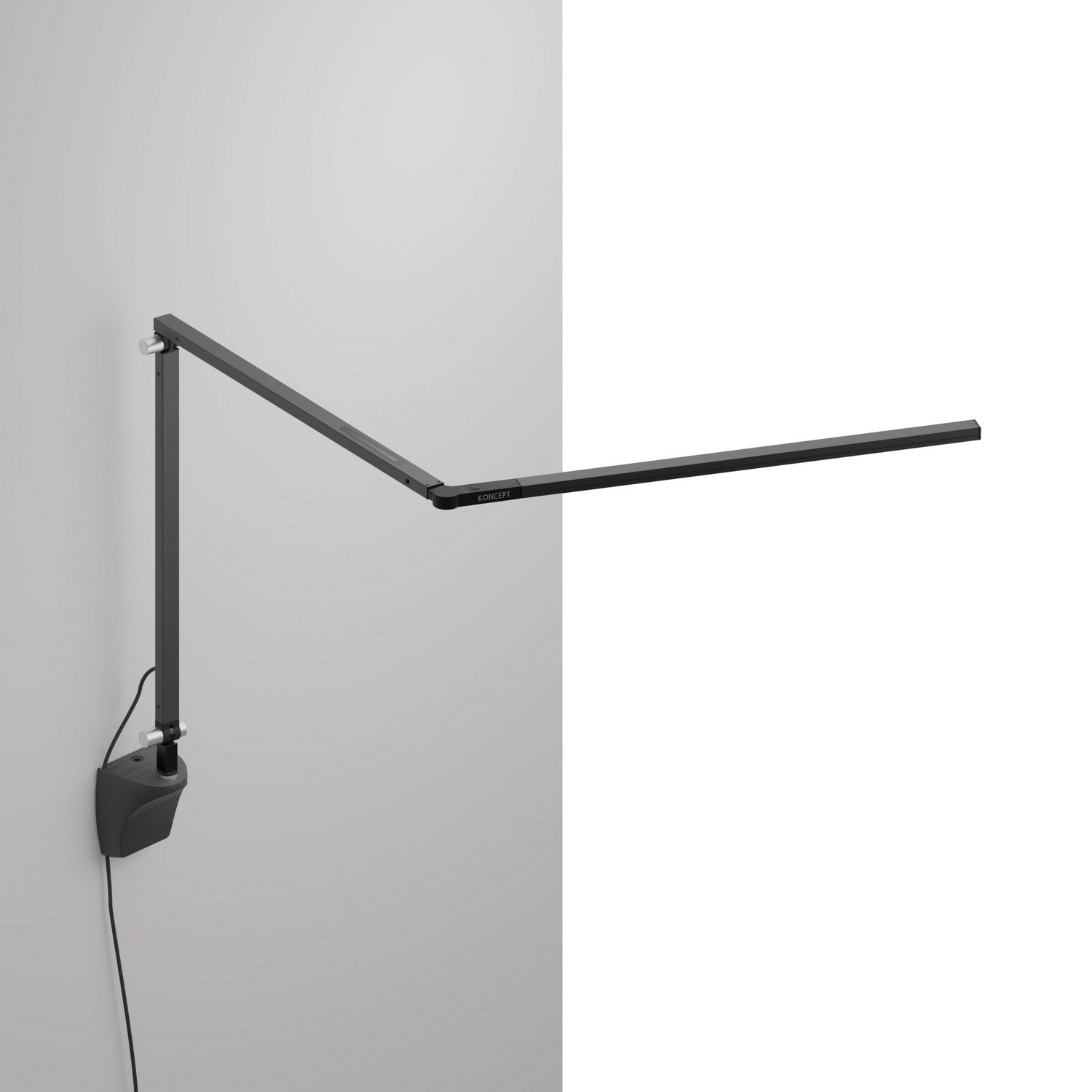 Koncept - AR3200-WD-MBK-WAL - LED Desk Lamp - Z-Bar - Metallic black