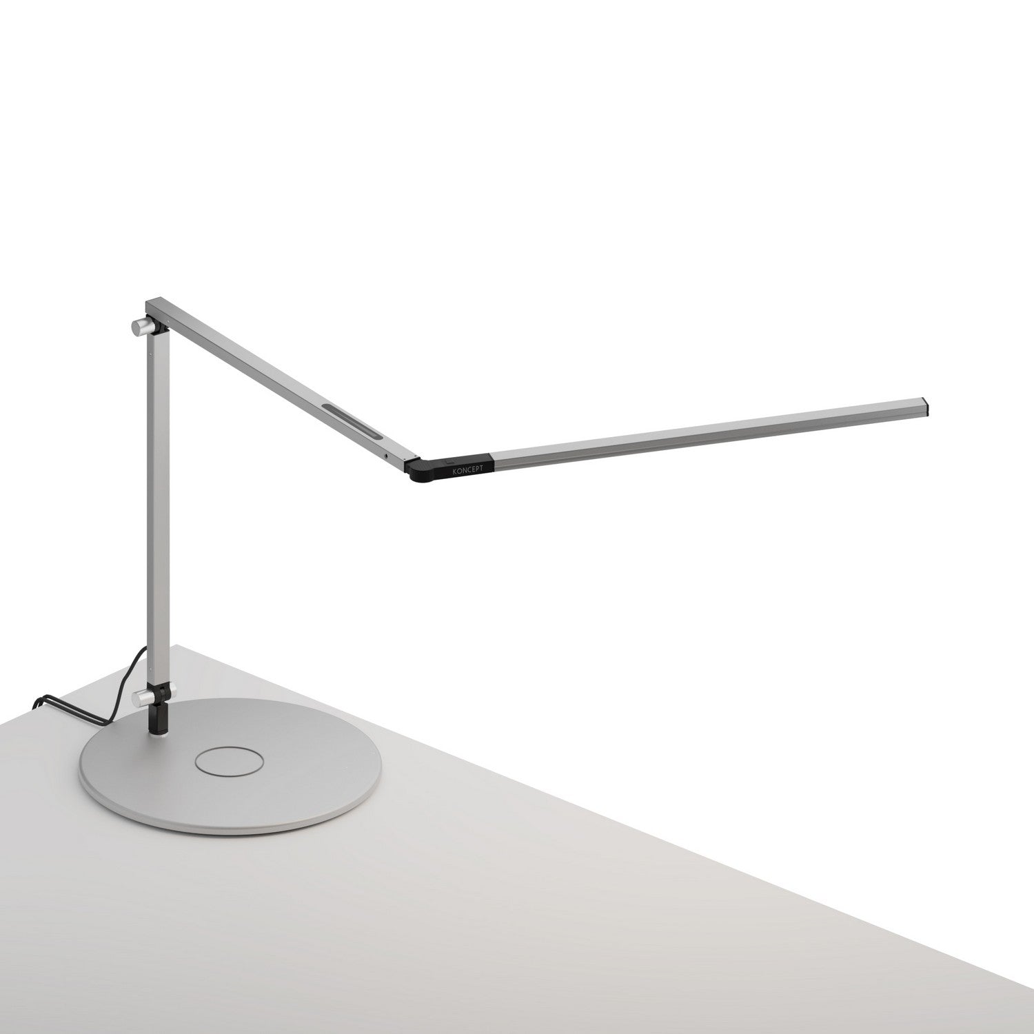 Koncept - AR3200-WD-SIL-QCB - LED Desk Lamp - Z-Bar - Silver