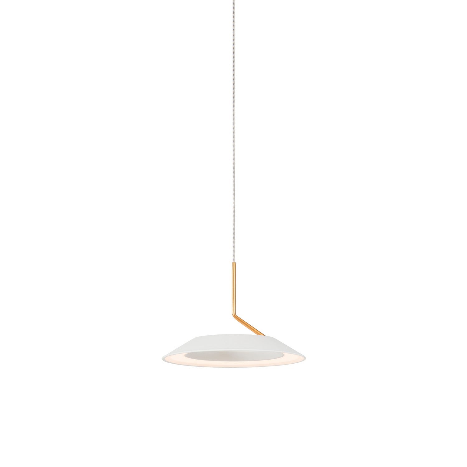 Koncept - RYP-S1-SW-MWG - LED Pendant - Royyo - Matte White W/Gold