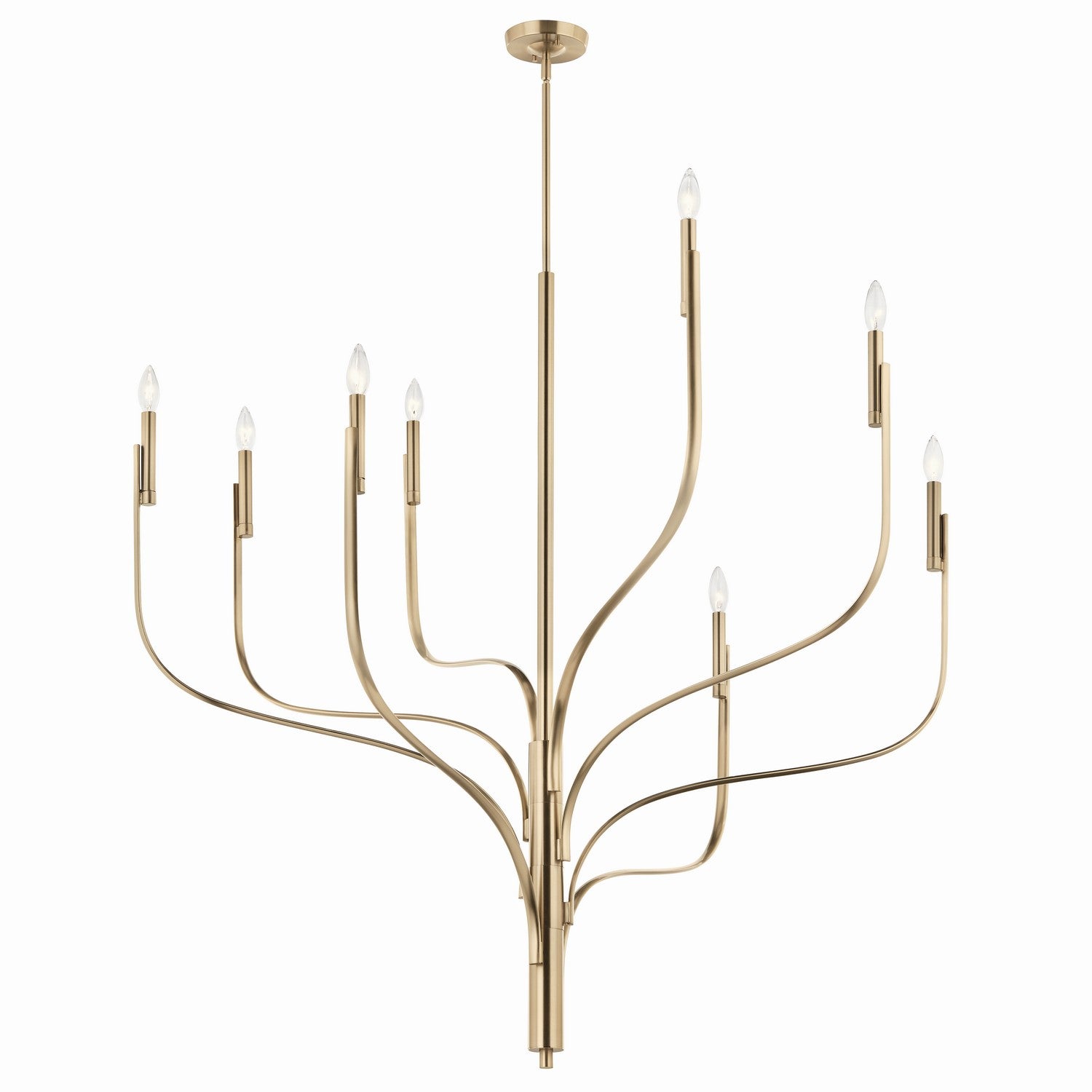 Kichler - 52675CPZ - Eight Light Chandelier - Livadia - Champagne Bronze