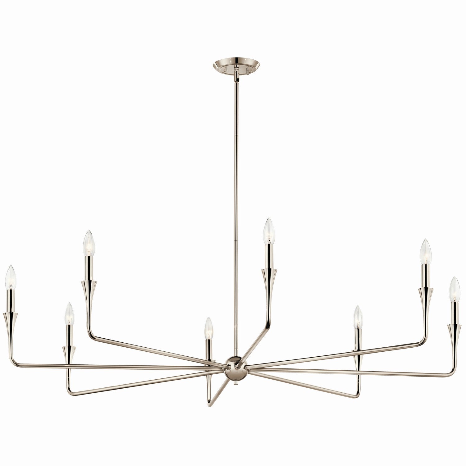 Kichler - 52691PN - Eight Light Chandelier - Alvaro - Polished Nickel