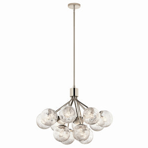 Kichler - 52701PN - 12 Light Chandelier Convertible - Silvarious - Polished Nickel
