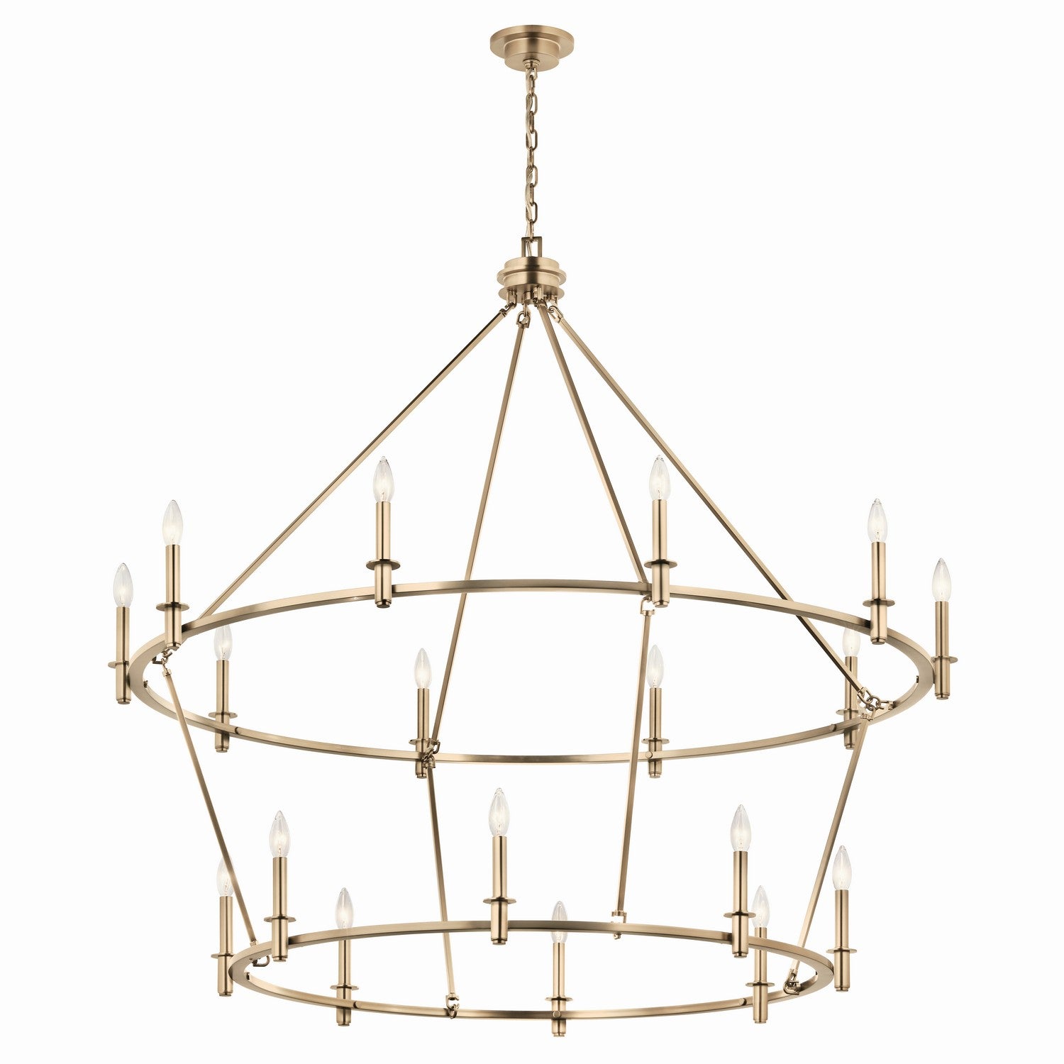 Kichler - 52708CPZ - 18 Light Chandelier - Carrick - Champagne Bronze