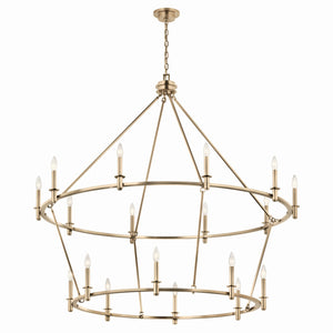 Kichler - 52708CPZ - 18 Light Chandelier - Carrick - Champagne Bronze