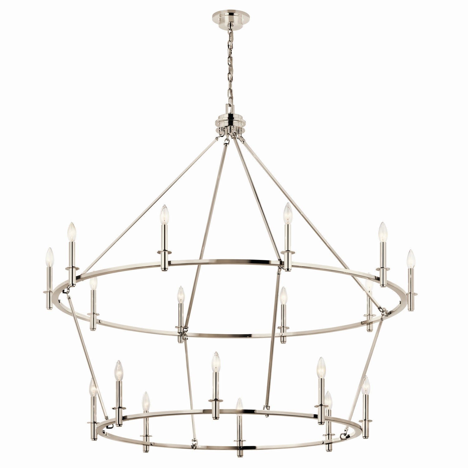 Kichler - 52708PN - 18 Light Chandelier - Carrick - Polished Nickel