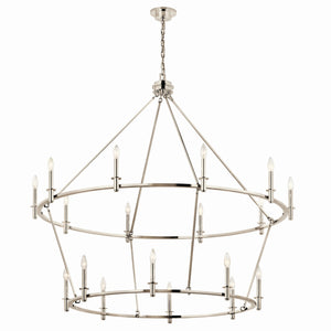 Kichler - 52708PN - 18 Light Chandelier - Carrick - Polished Nickel