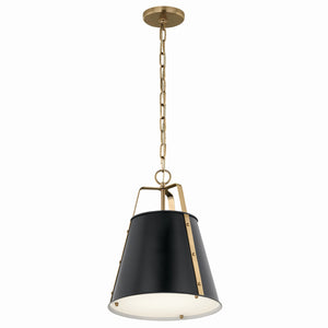 Kichler - 52710BK - One Light Pendant - Etcher - Black