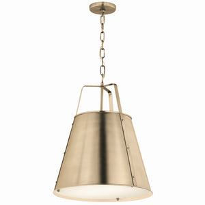 Kichler - 52711CPZ - Two Light Pendant - Etcher - Champagne Bronze