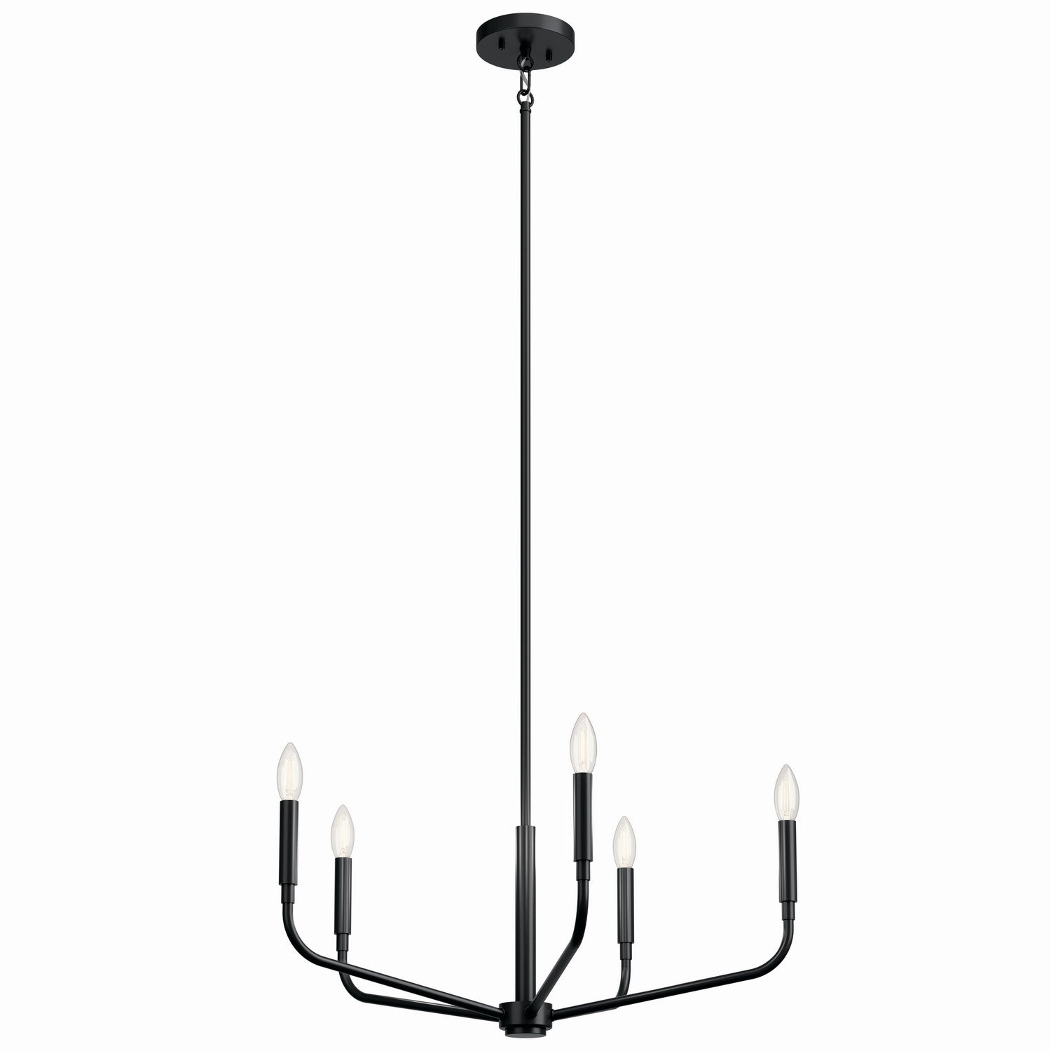 Kichler - 52717BK - Five Light Chandelier - Madden - Black