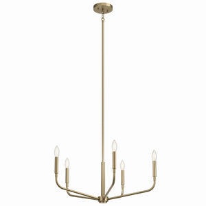 Kichler - 52717CPZ - Five Light Chandelier - Madden - Champagne Bronze