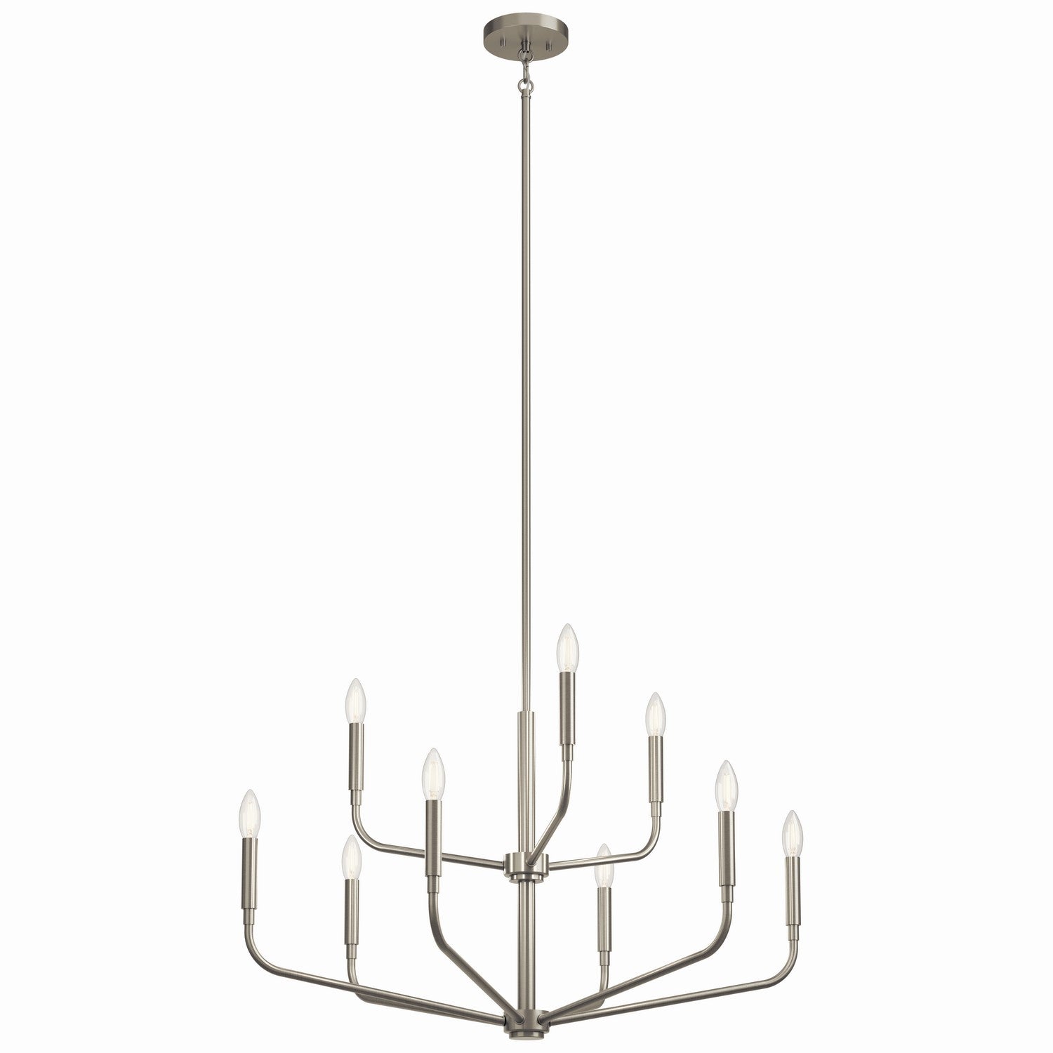 Kichler - 52720NI - Nine Light Chandelier - Madden - Brushed Nickel