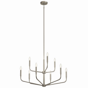 Kichler - 52720NI - Nine Light Chandelier - Madden - Brushed Nickel