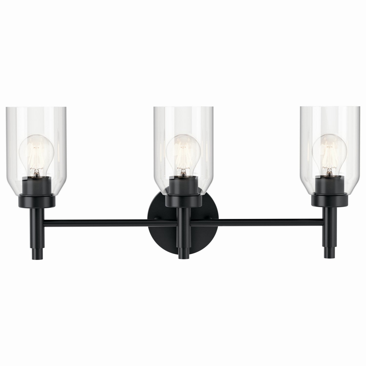 Kichler - 55185BK - Three Light Vanity - Madden - Black