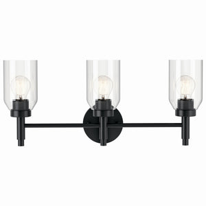 Kichler - 55185BK - Three Light Vanity - Madden - Black