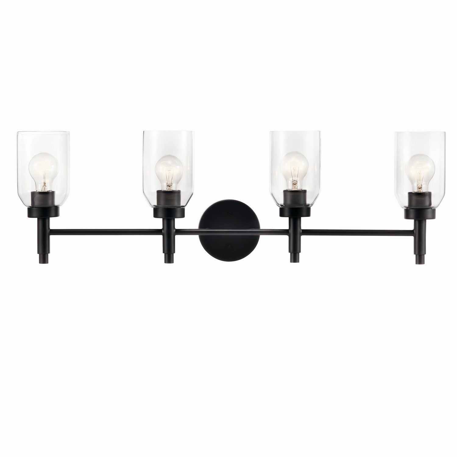 Kichler - 55186BK - Four Light Vanity - Madden - Black