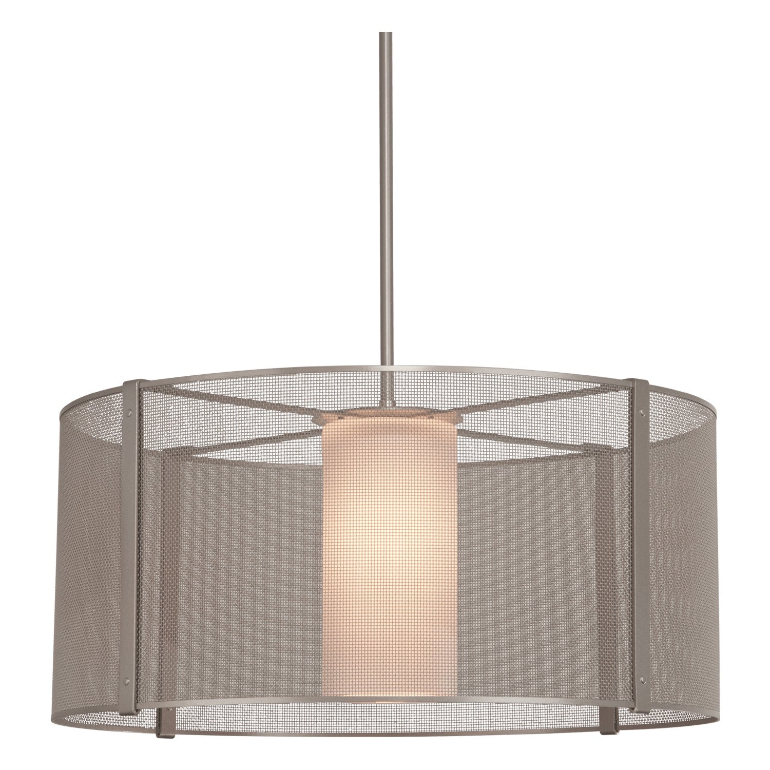 Hammerton Studio - CHB0019-18-BB-F-001-L1 - LED Pendant - Uptown Mesh - Burnished Bronze