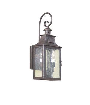 Troy Lighting - B9001-SFB - Two Light Wall Lantern - Newton - Soft Off Black