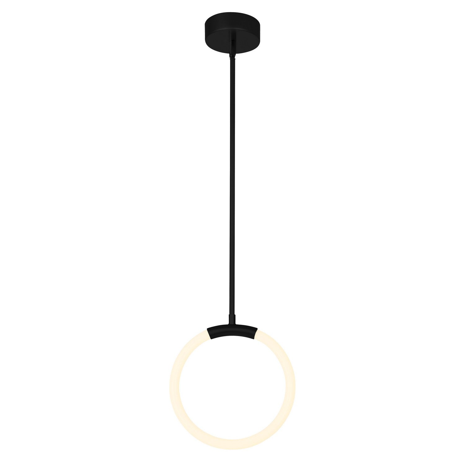 CWI Lighting - 1273P10-1-101 - LED Pendant - Hoops - Black