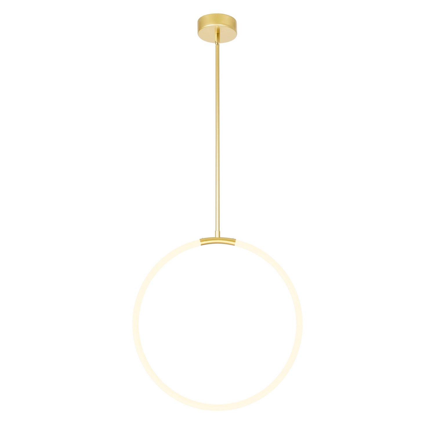 CWI Lighting - 1273P24-1-602 - LED Chandelier - Hoops - Satin Gold