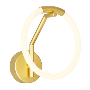 CWI Lighting - 1273W10-1-602 - LED Wall Sconce - Hoops - Satin Gold